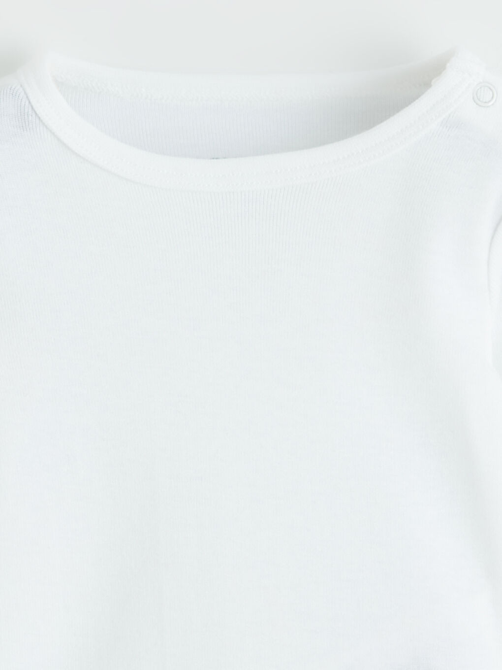 Bej Bisiklet Yaka Erkek Bebek Çıtçıtlı Body 2'li-2