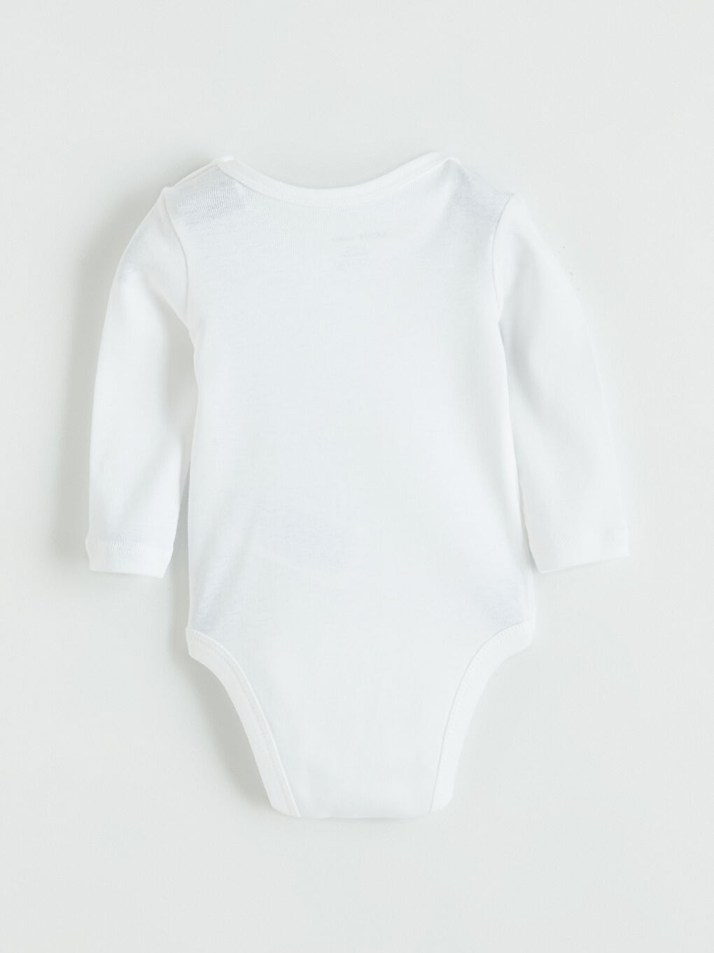 Bej Bisiklet Yaka Erkek Bebek Çıtçıtlı Body 2'li-3