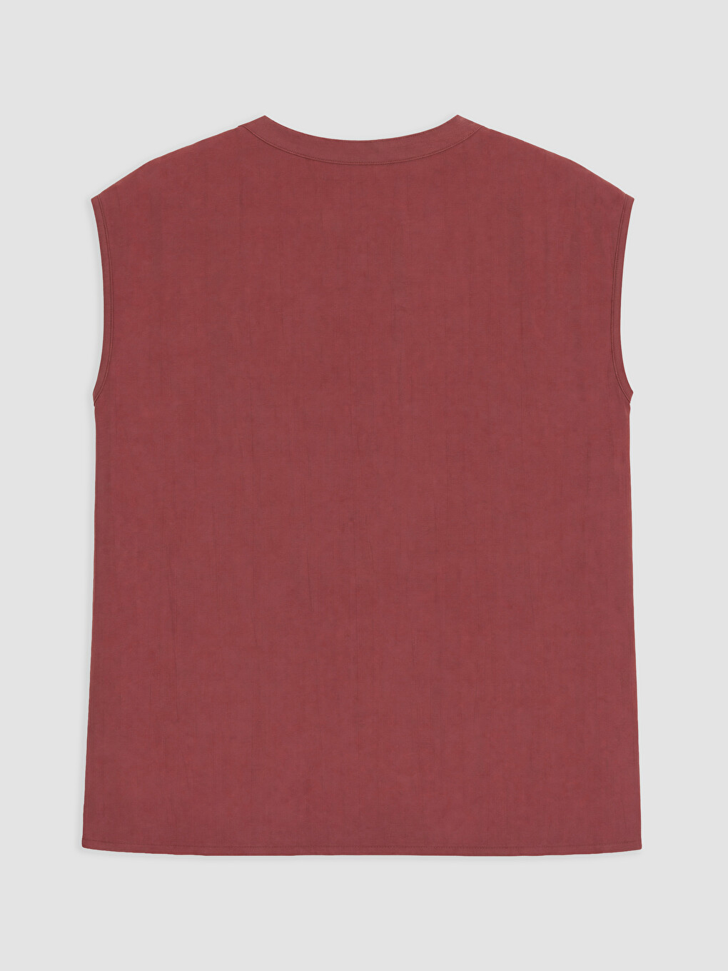 Bordo Kaçık Yaka Dokulu Bluz-1