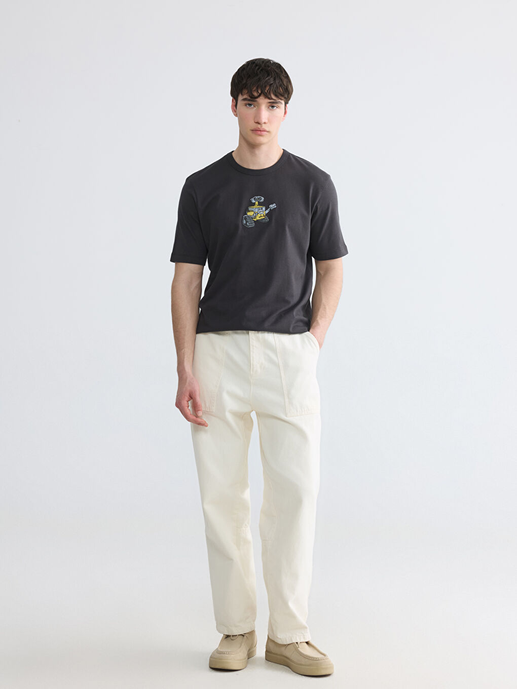 Crew Neck Printed Men's T-Shirt-1