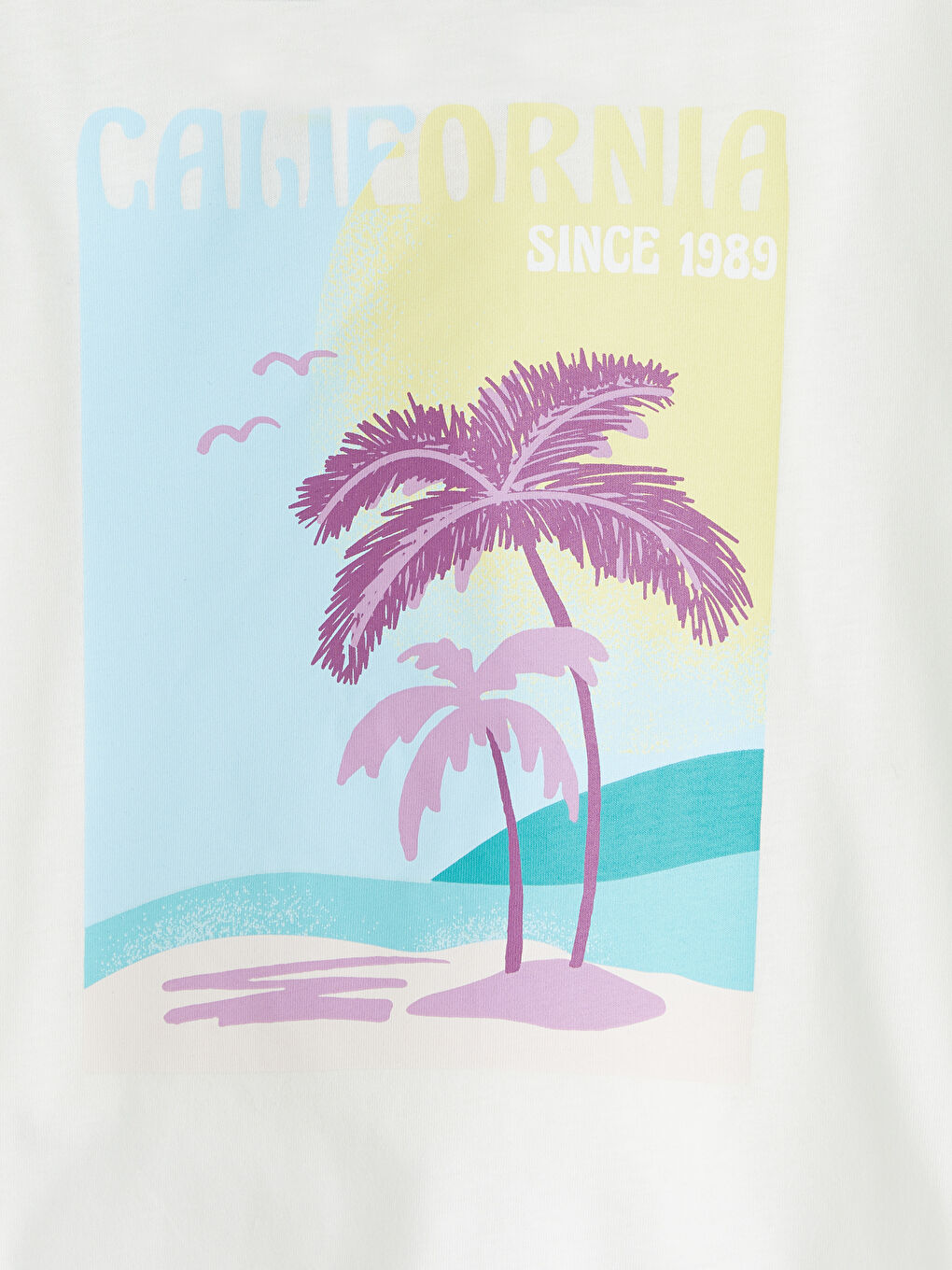 Ekru California Baskılı Kız Çocuk Takım-5