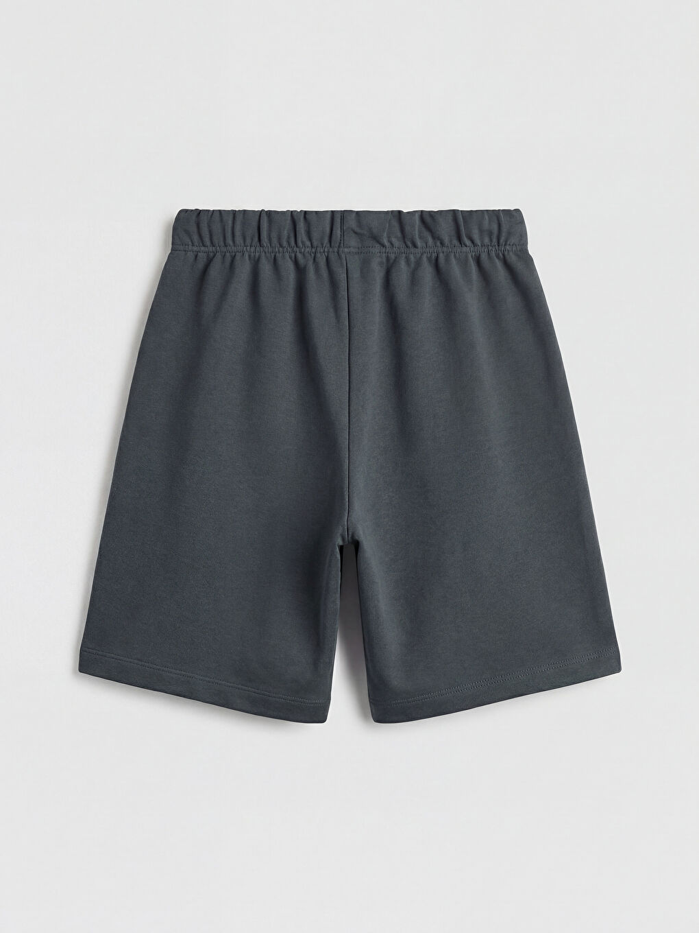 Antrasit Beli Bağlama Detaylı Erkek Çocuk Şort-1