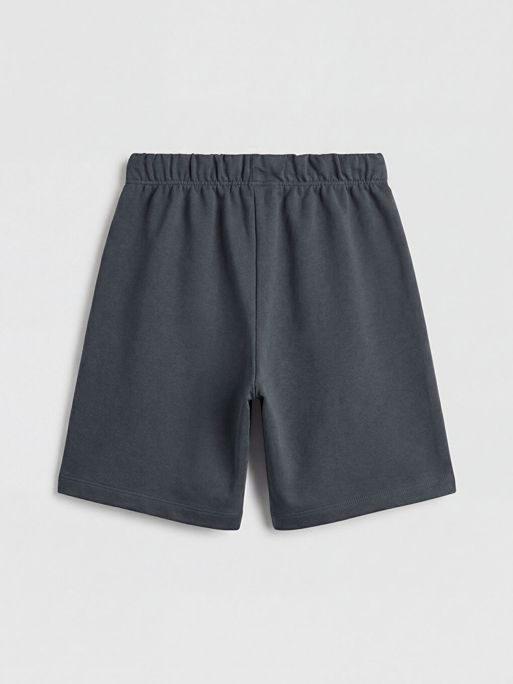 Antrasit Beli Bağcıklı Erkek Çocuk Şort 2'li-2