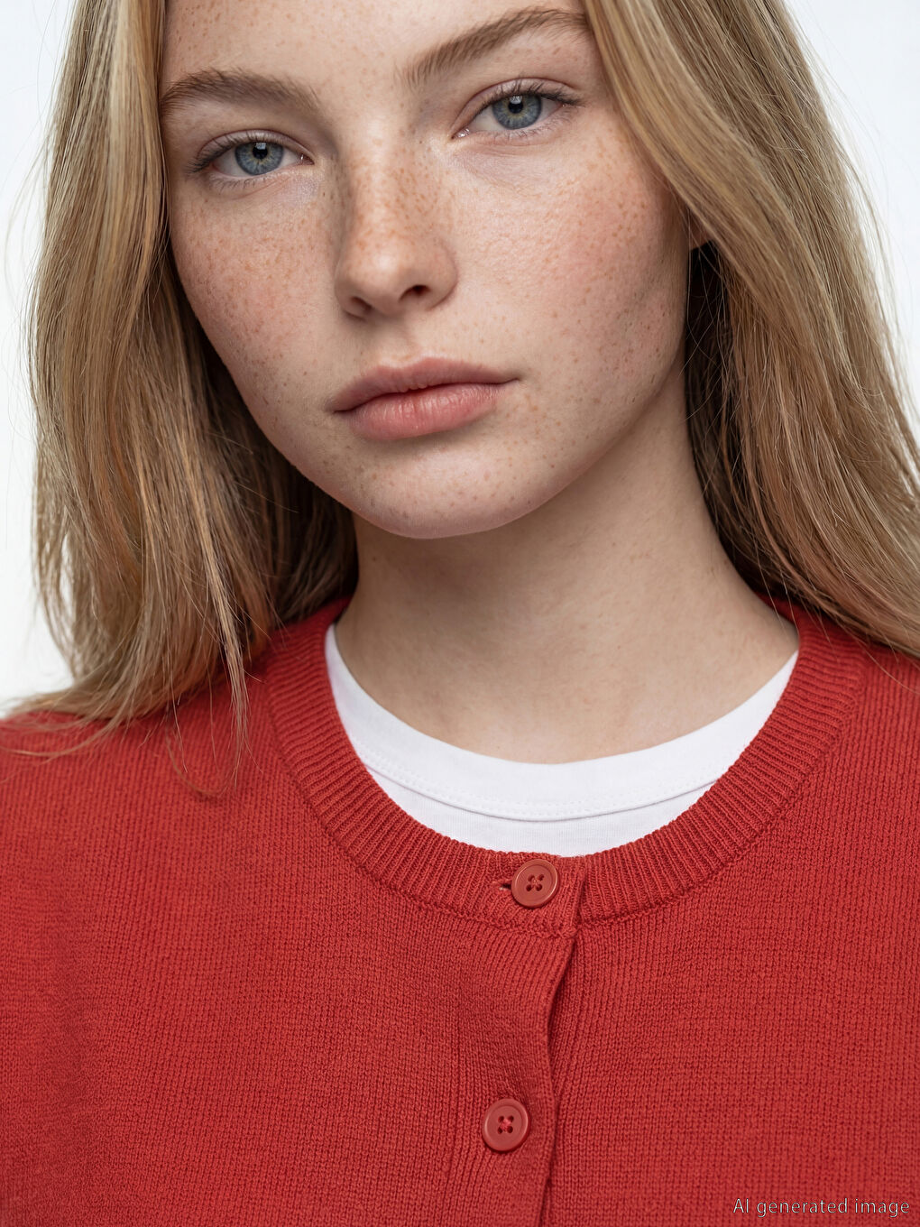 Crew Neck Women's Knitwear Waistcoat-2