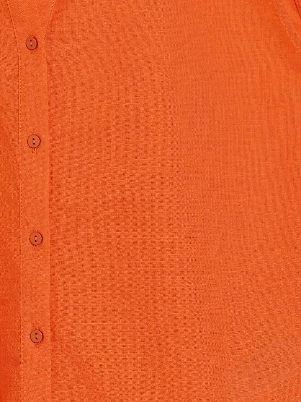Turuncu Regular Fit Kadın Gömlek-2