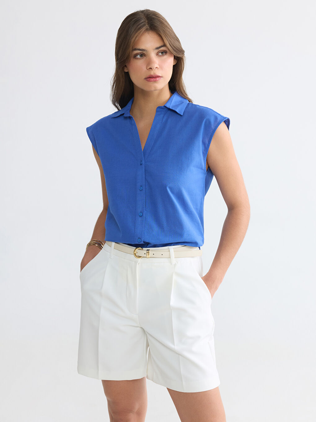 Woman BLUE Shirt