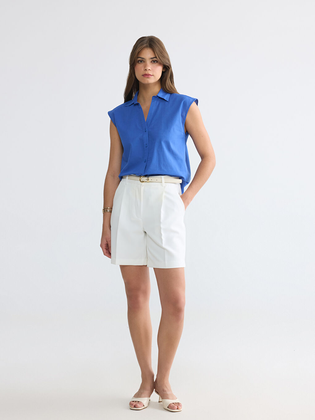 Woman BLUE Shirt-1