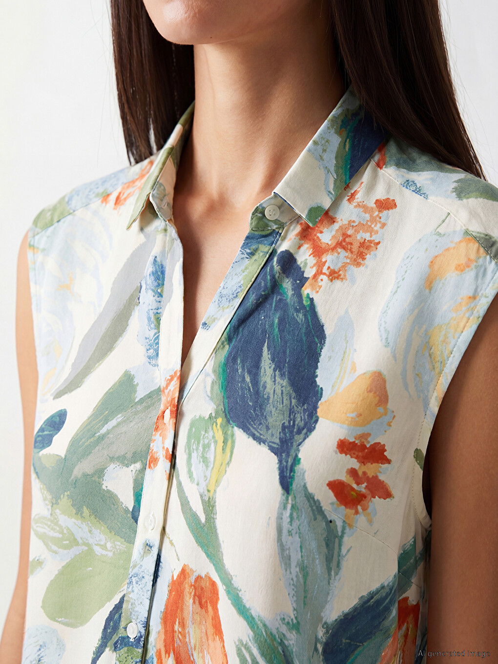 Patterned Women's Shirt-2