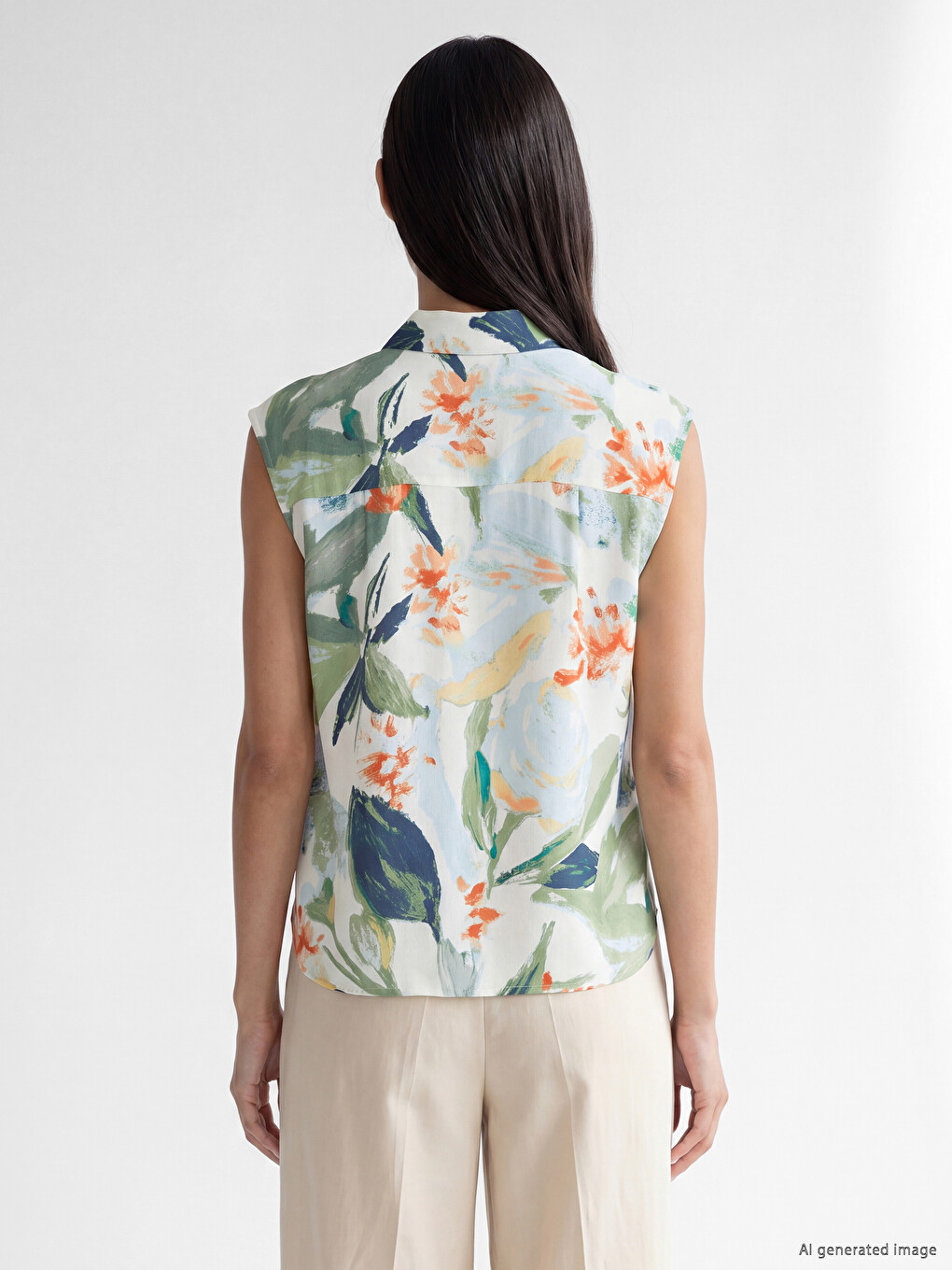 Patterned Women's Shirt-3