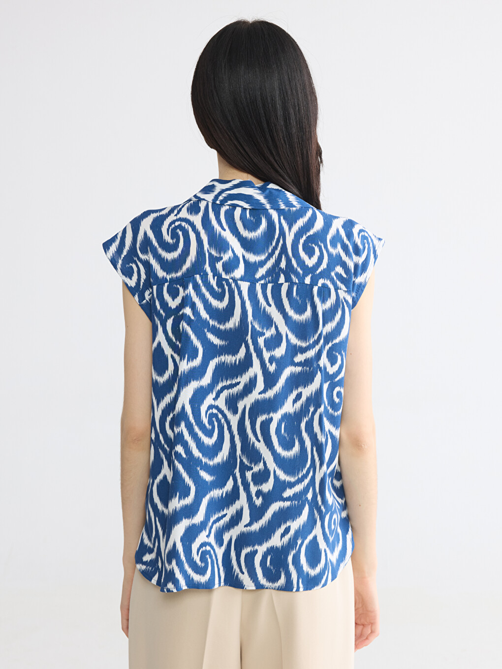 Patterned Women's Shirt-3