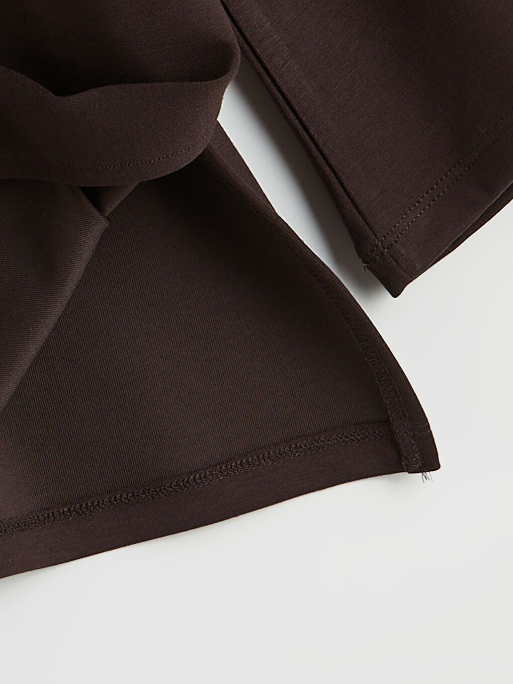 Kahverengi Fular Yaka Kadın Tunik-2