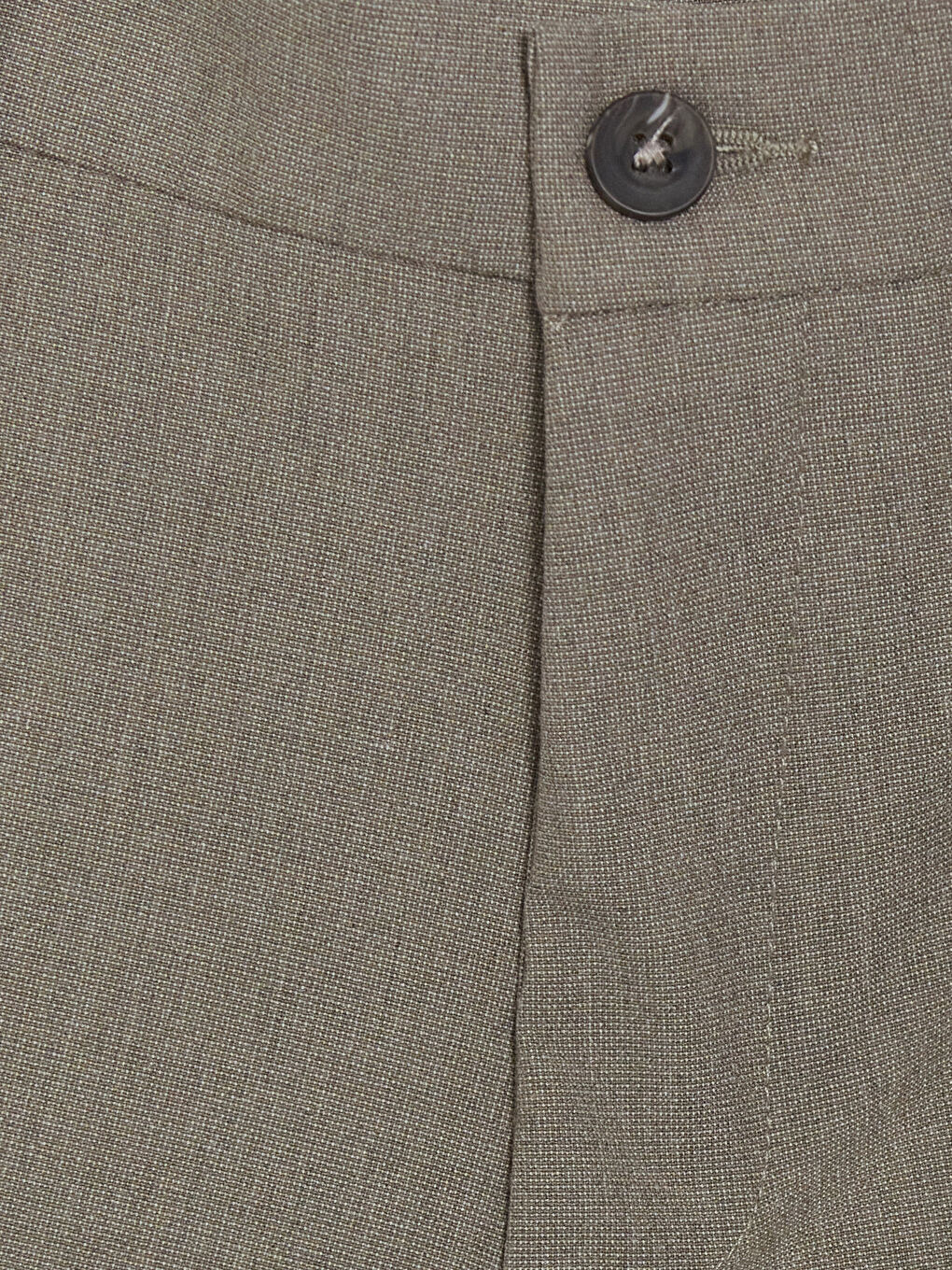 Bej Standart Kalıp Erkek Pantolon-2