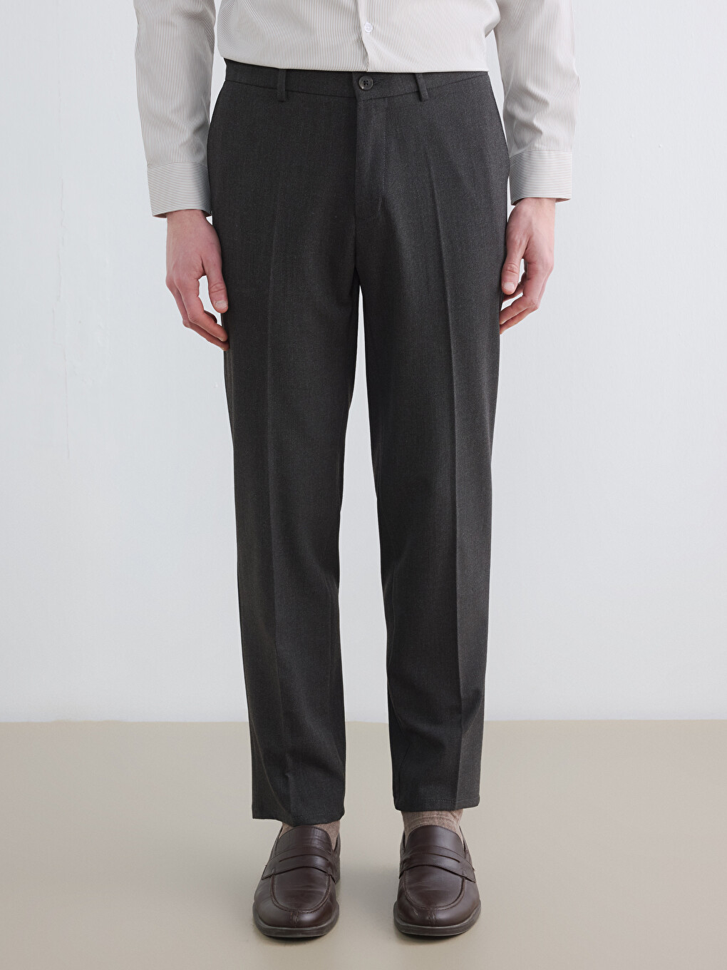 Standard Fit Men's Trousers-2