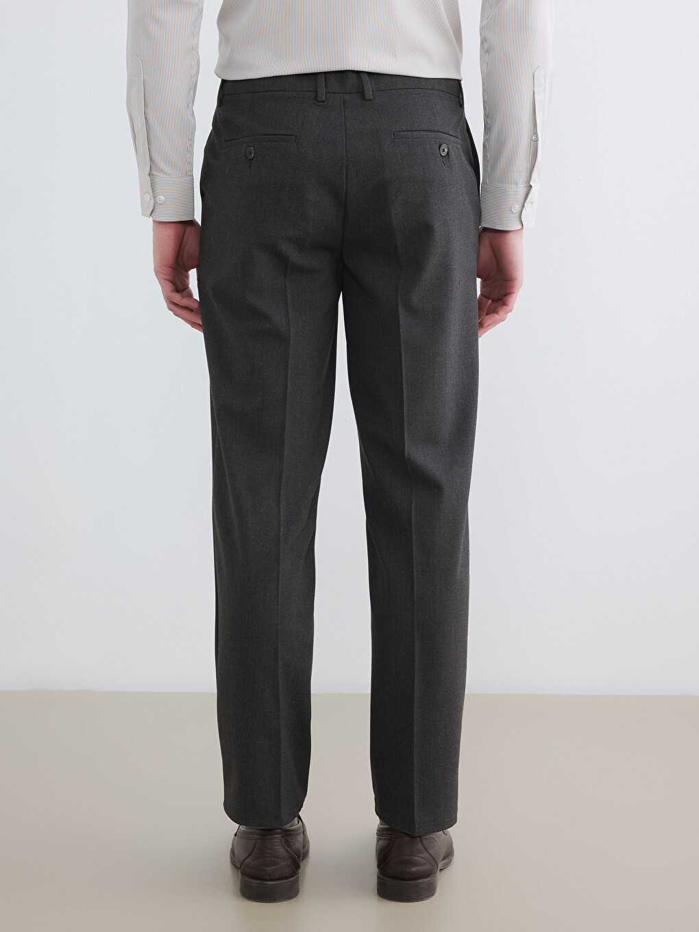 Standard Fit Men's Trousers-4