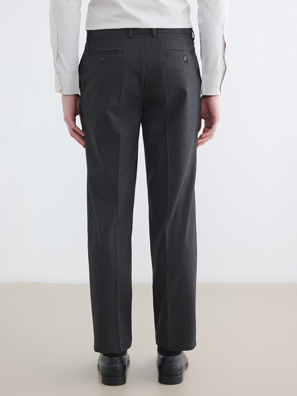 Standard Fit Men's Trousers-4