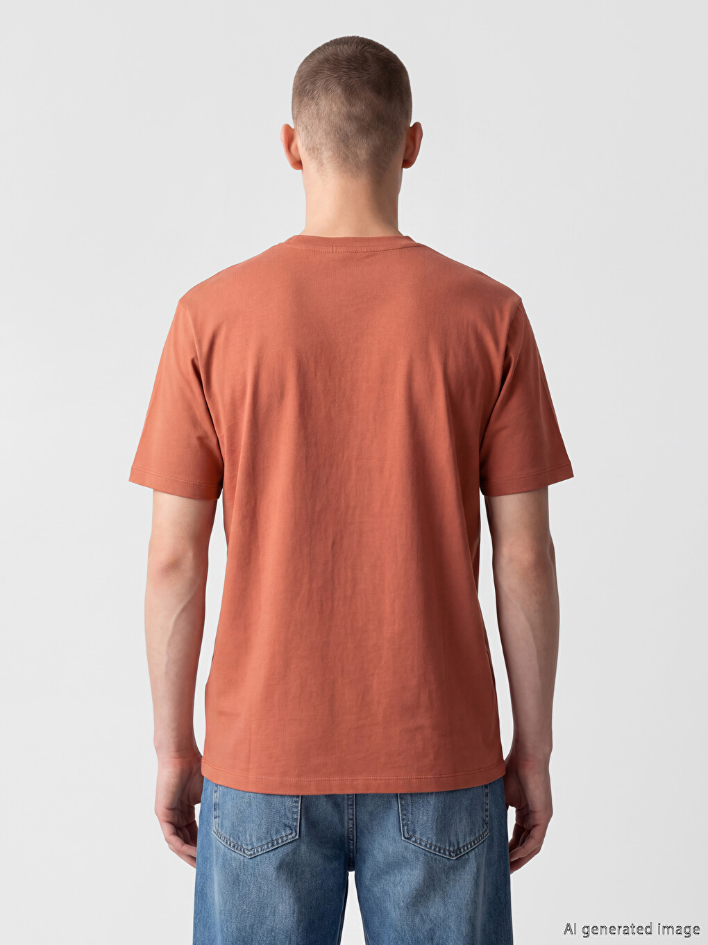 Crew Neck Printed Men's T-Shirt-3