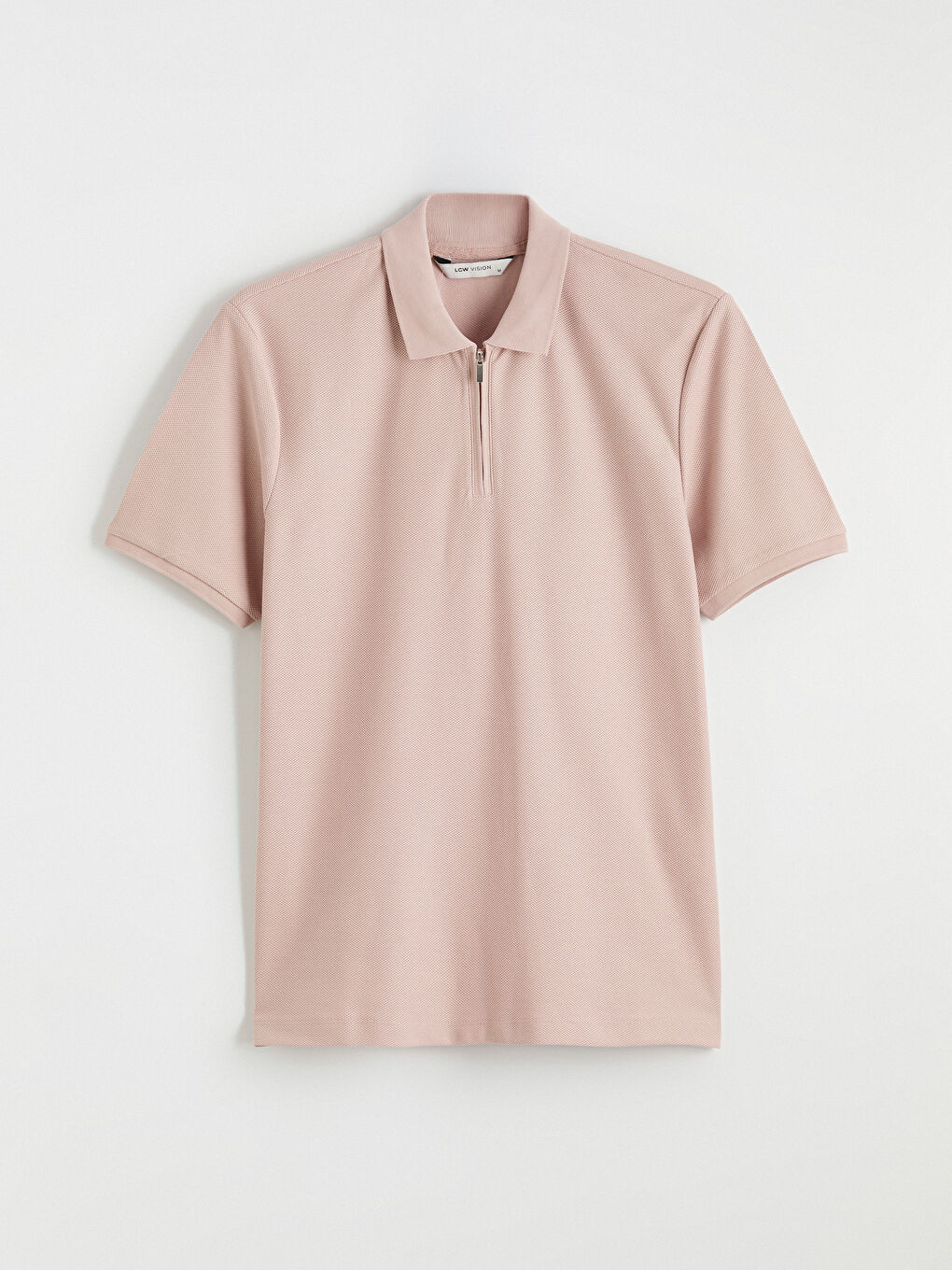 Pembe Polo Yaka Erkek Tişört