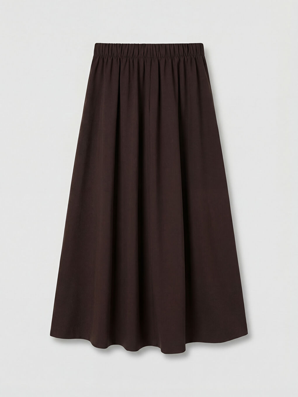 Kahverengi Modal Dokulu Pileli Etek-1