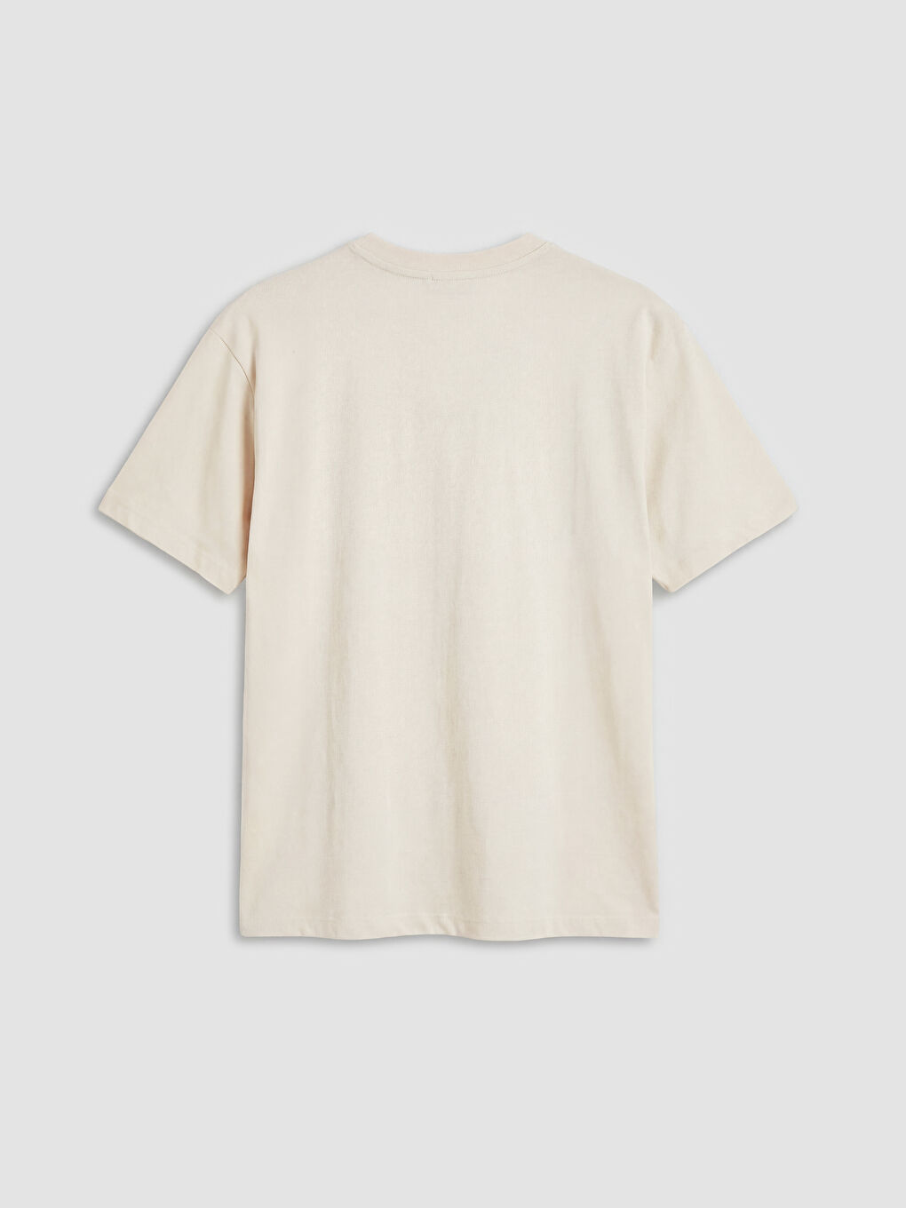 Bej Bisiklet Yaka Taşlı Bluz-1