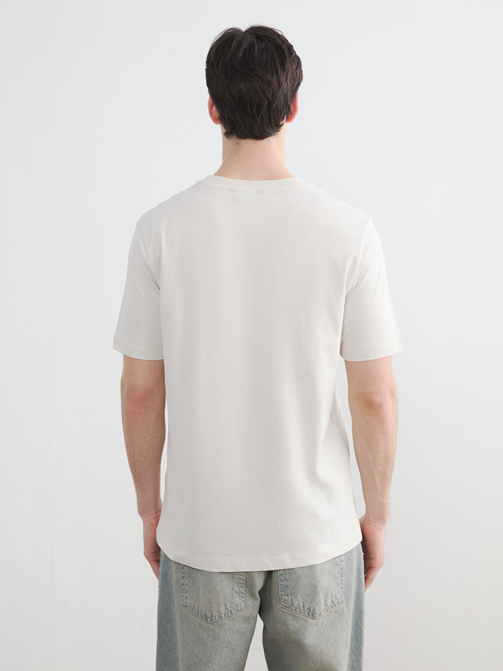 Crew Neck Printed Men's T-Shirt-3