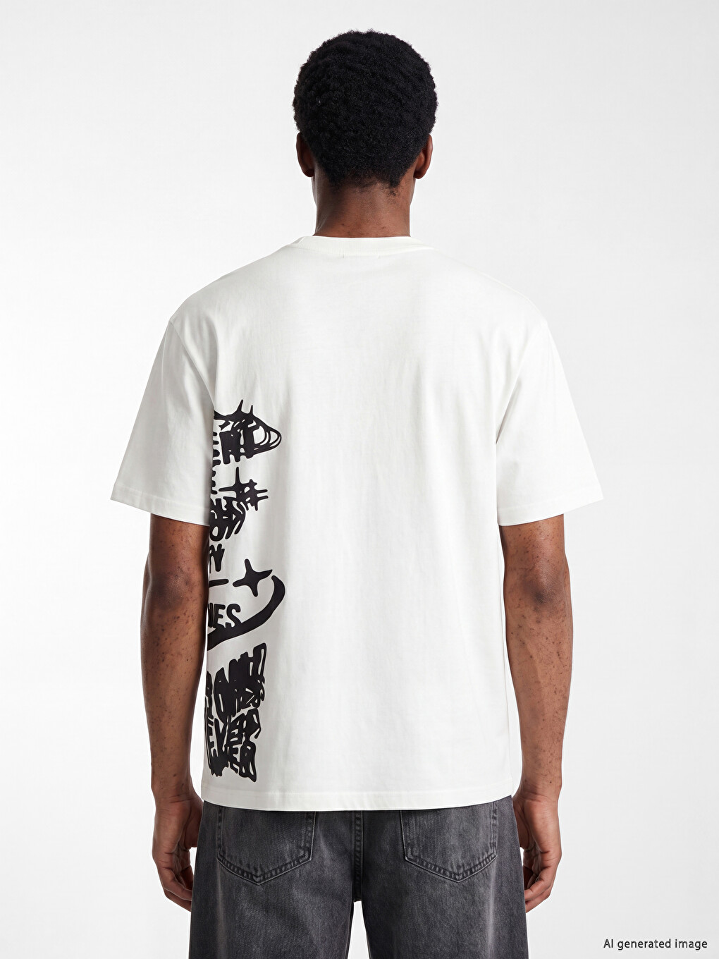 Crew Neck Embroidered Men's T-shirt-3