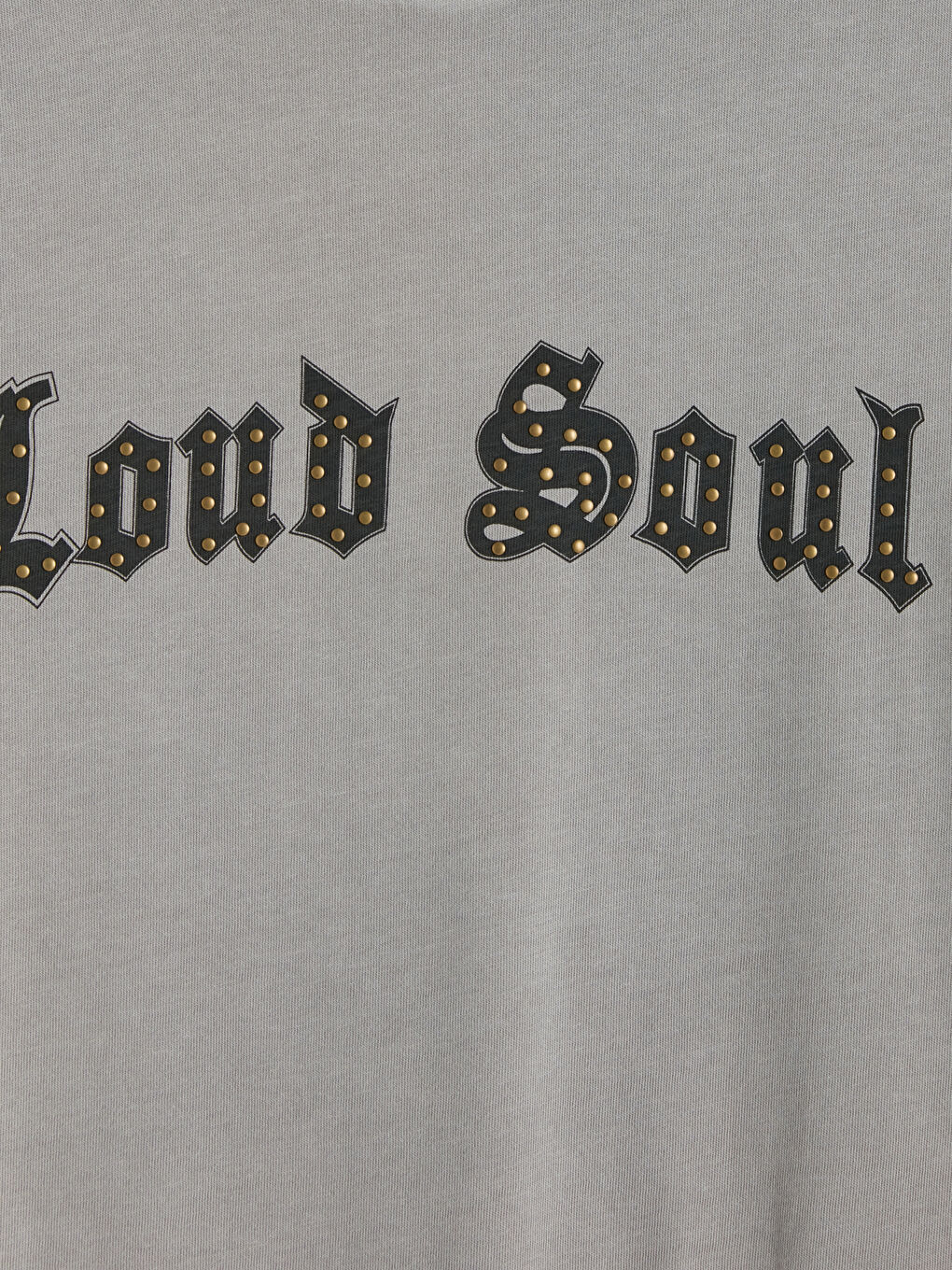 Haki Bisiklet Yaka Baskılı Oversize Kadın Tişört-2