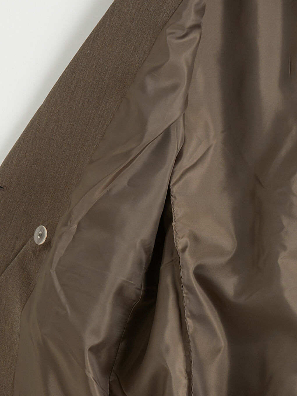 Kahverengi Kruvaze Yaka Kemerli Kadın Klasik Yelek-2