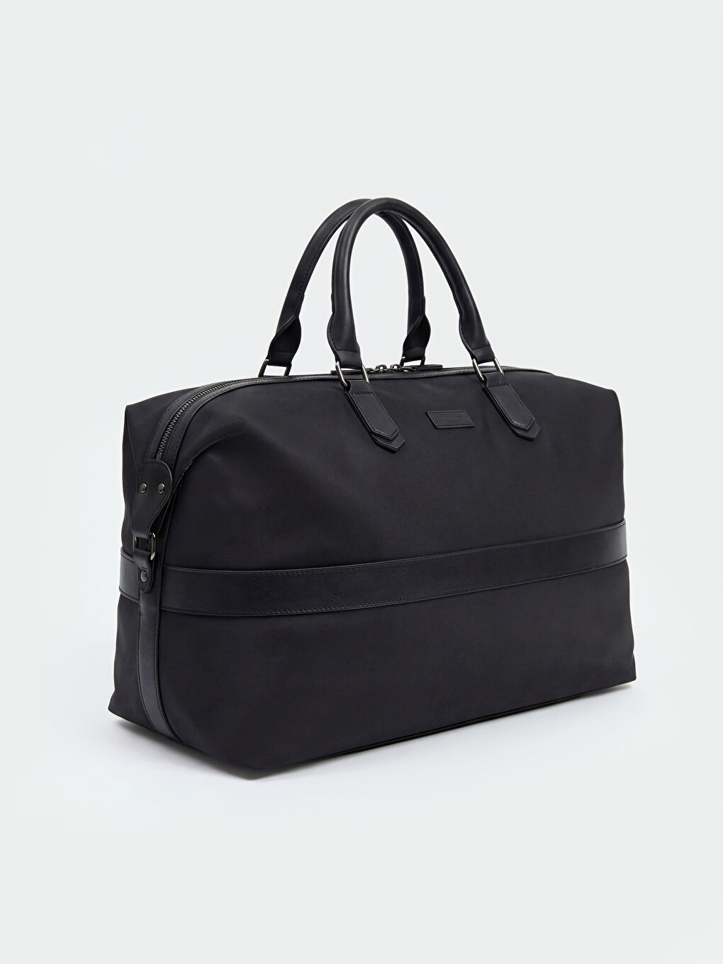 Siyah Deri Görünümlü Erkek Çanta-1