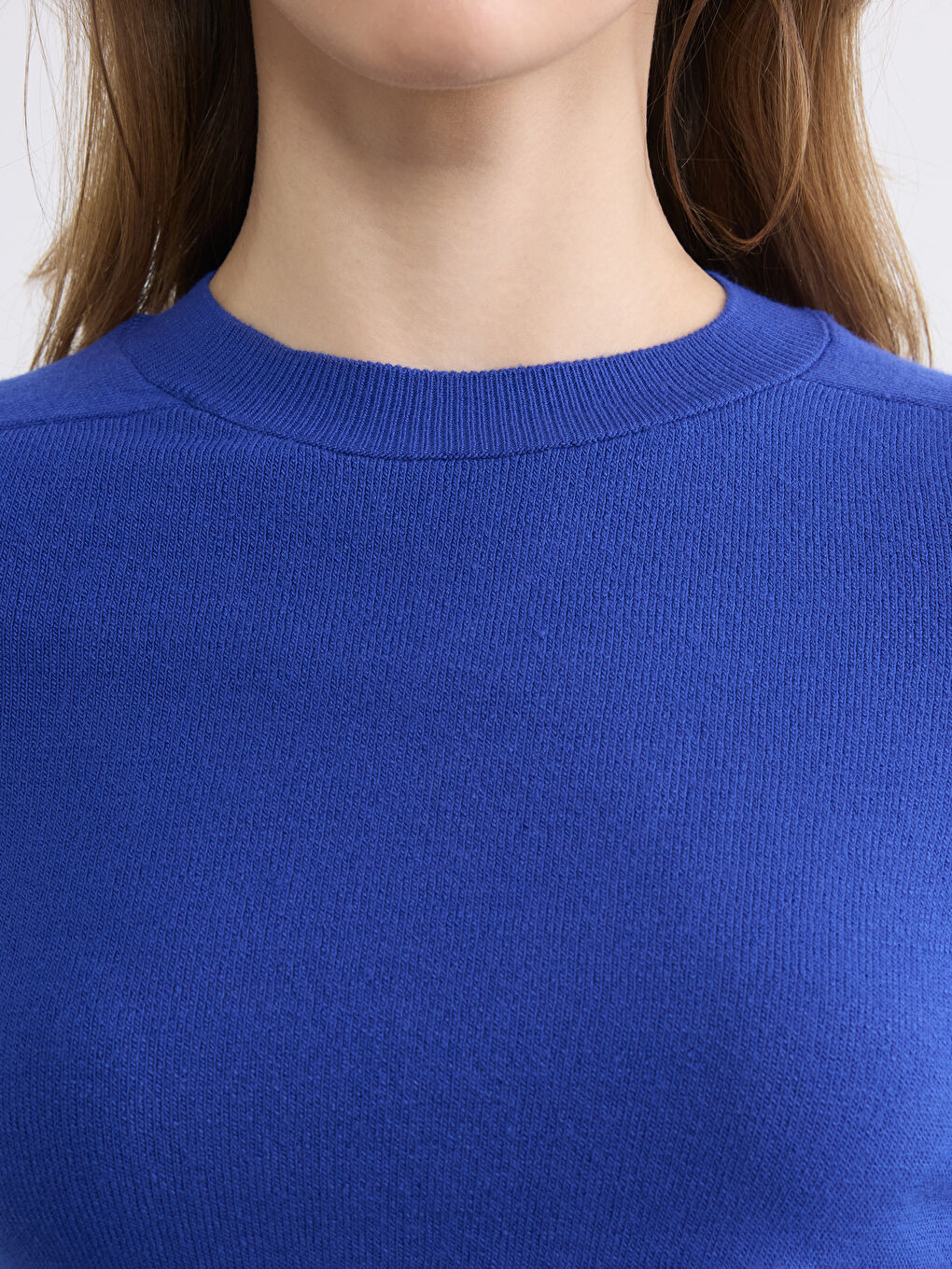 Mavi Bisiklet Yaka Kadın Triko Kazak	-2