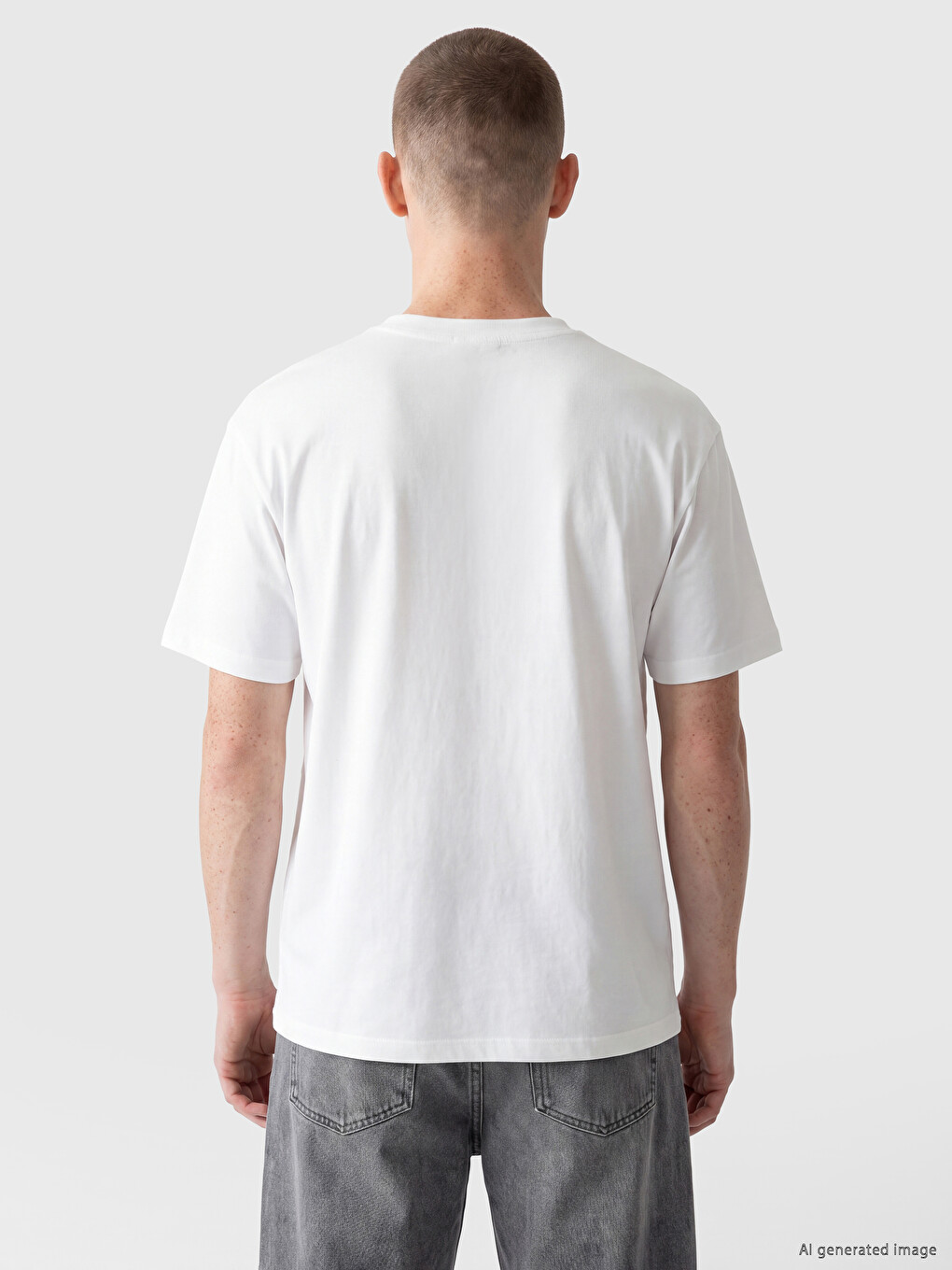 Crew Neck Printed Men's T-shirt-2