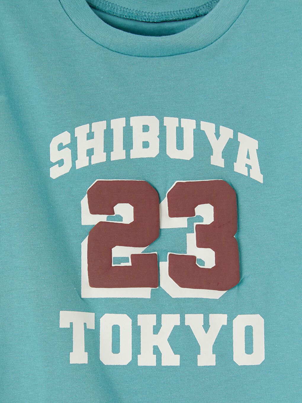 Turkuaz Tokyo Baskılı Erkek Bebek Tişört-2