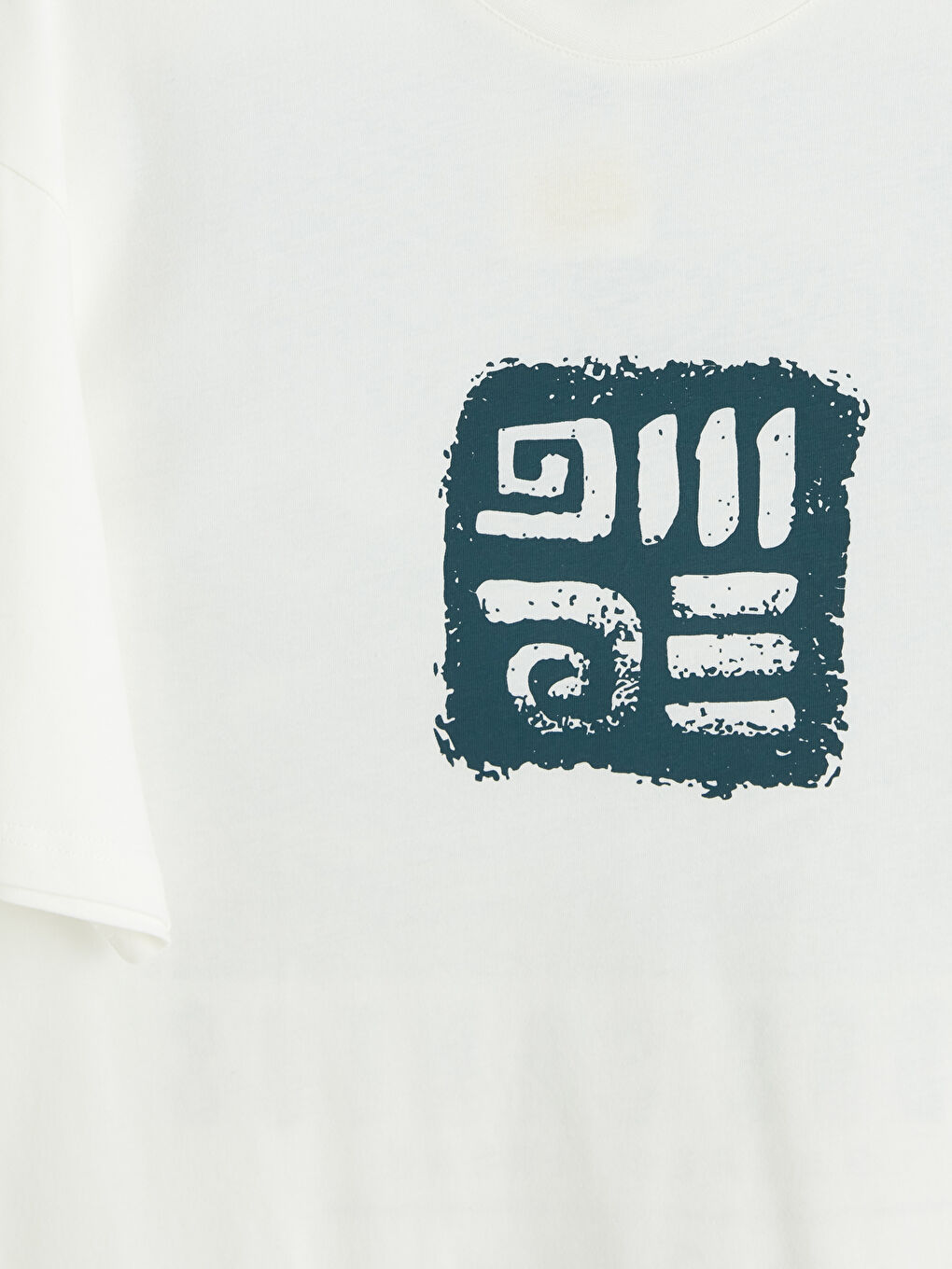 T-shirt en jersey à col rond imprimé pour homme-2