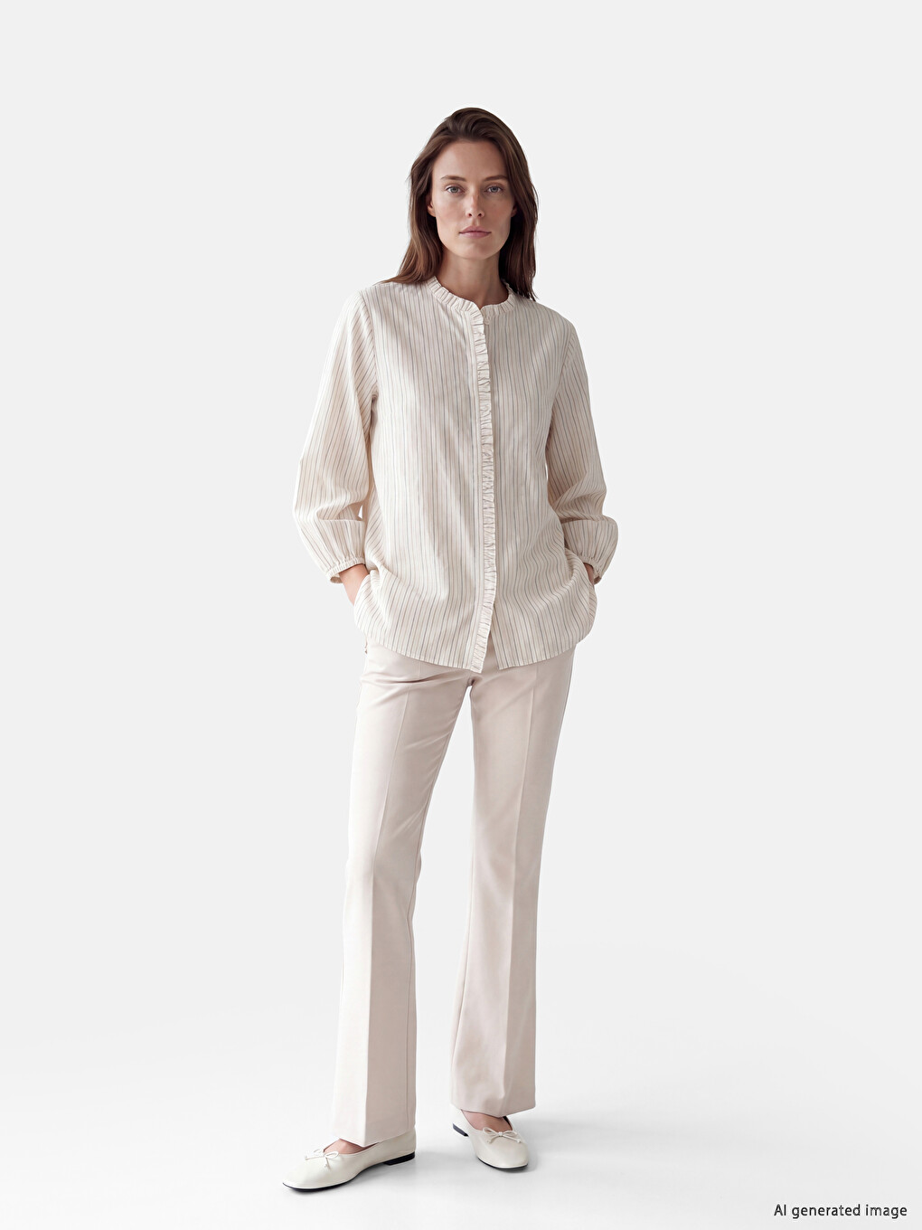 Woman Ecru Shirt-1