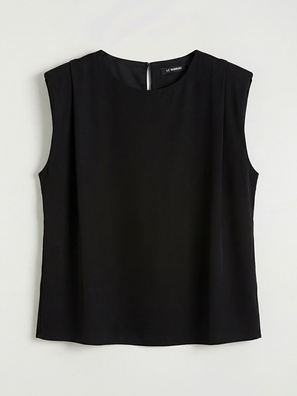 Siyah Bisiklet Yaka Bluz-3