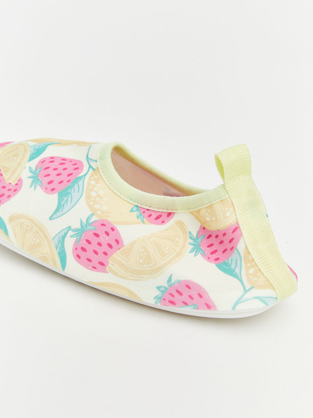 Sarı Meyve Desenli Kız Çocuk Deniz Ayakkabısı-4