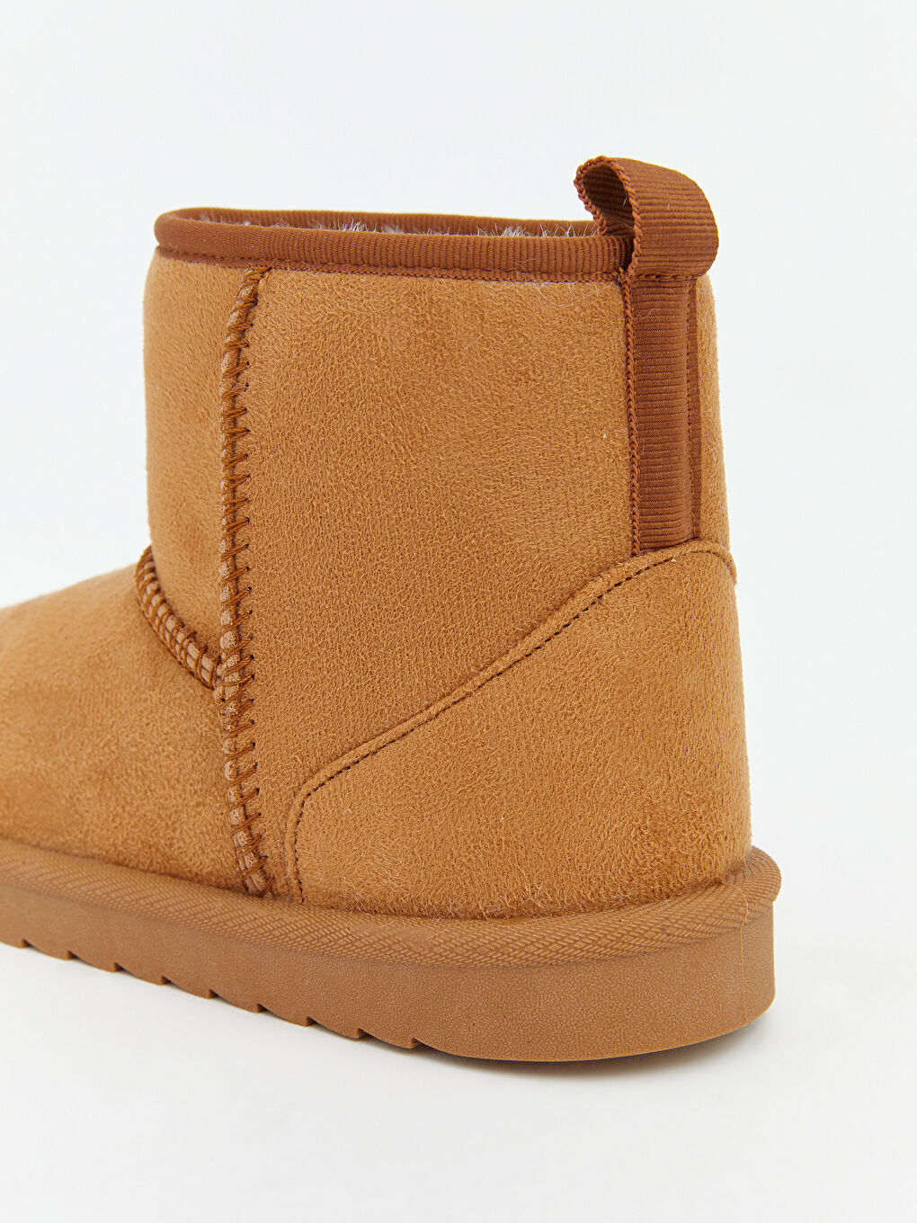 Kahverengi Süet Görünümlü Kürk Astarlı Kız Çocuk Bot-4