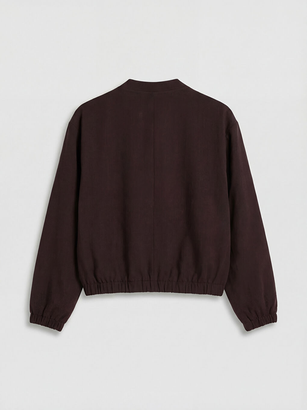 Bordo Kolej Yaka Kadın Ceket-1