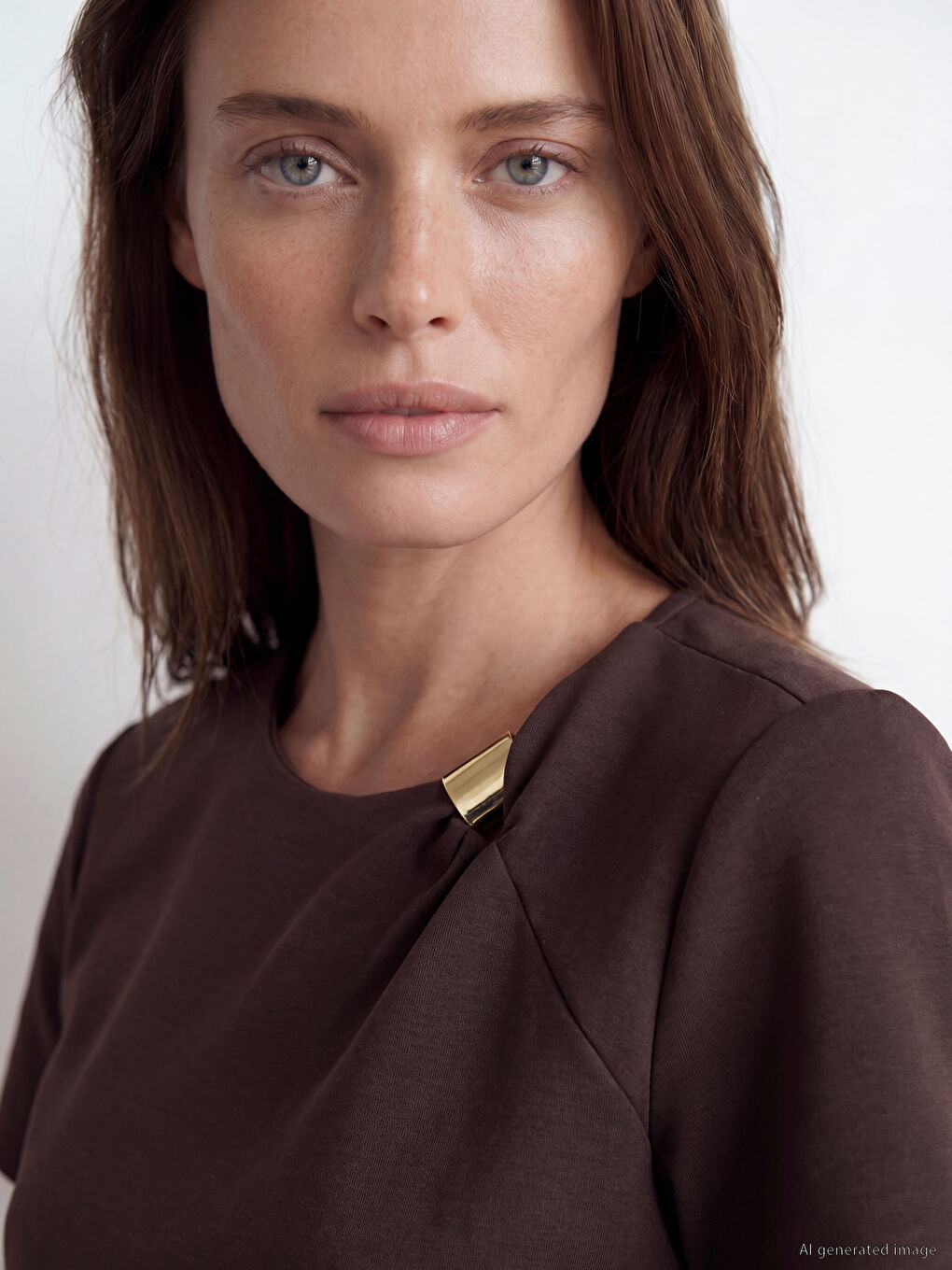 Žena SMEĐA Majica kratkih rukava-2