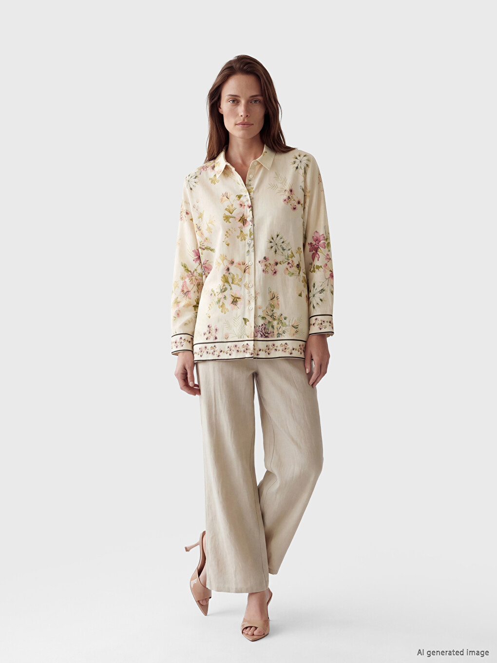 Floral Women's Shirt-1