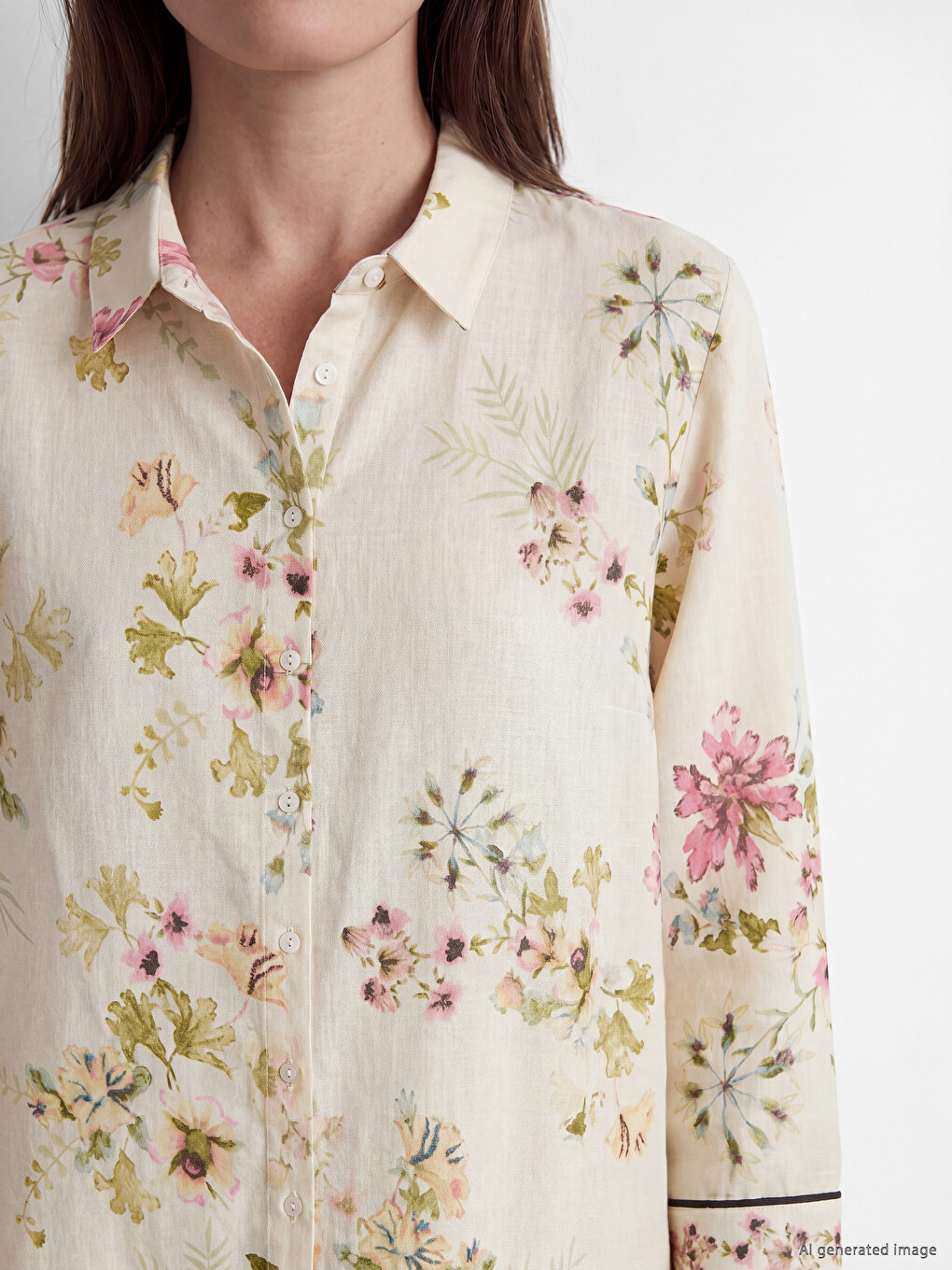 Floral Women's Shirt-2