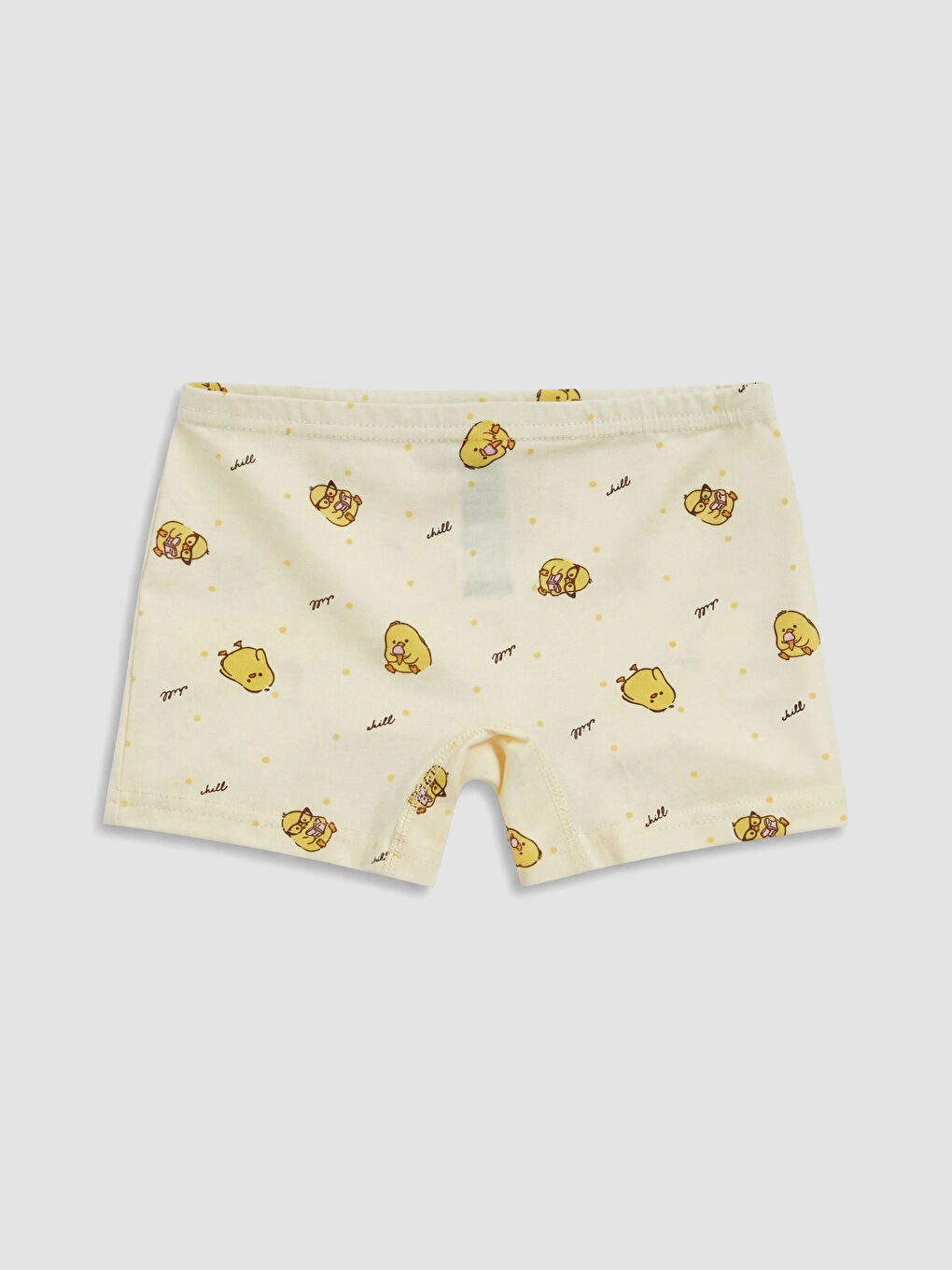 Ekru Kız Çocuk Boxer 3'lü-1