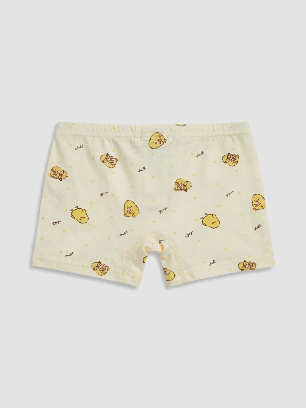 Ekru Kız Çocuk Boxer 3'lü-2