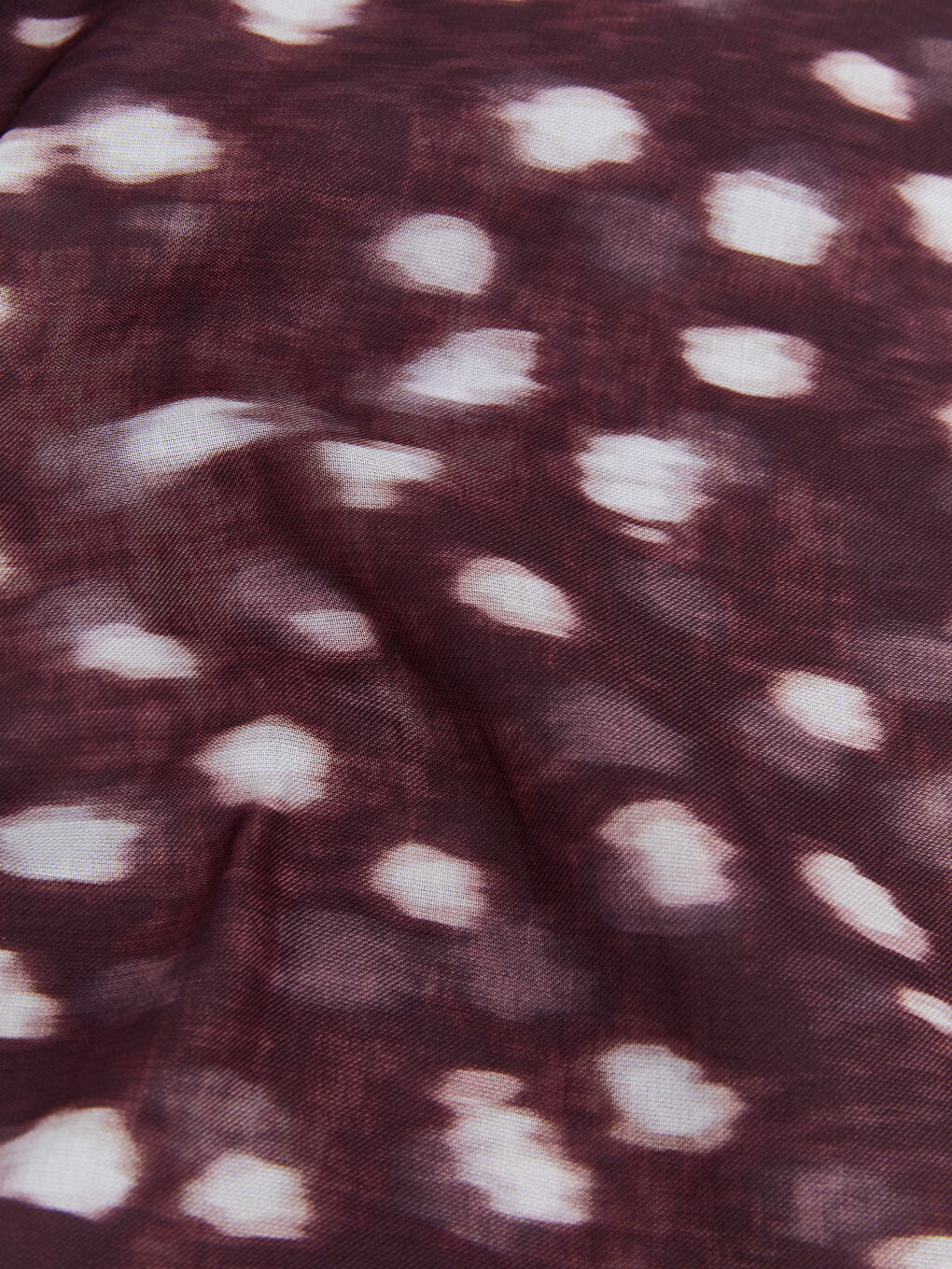 Mürdüm Desenli Kadın Şal-2