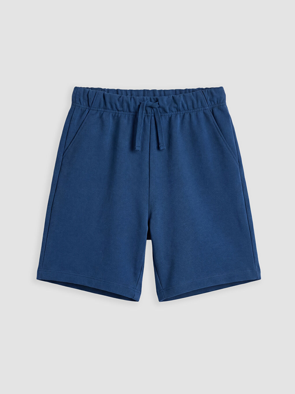 Gri Beli Bağlamalı Erkek Çocuk Şort-3