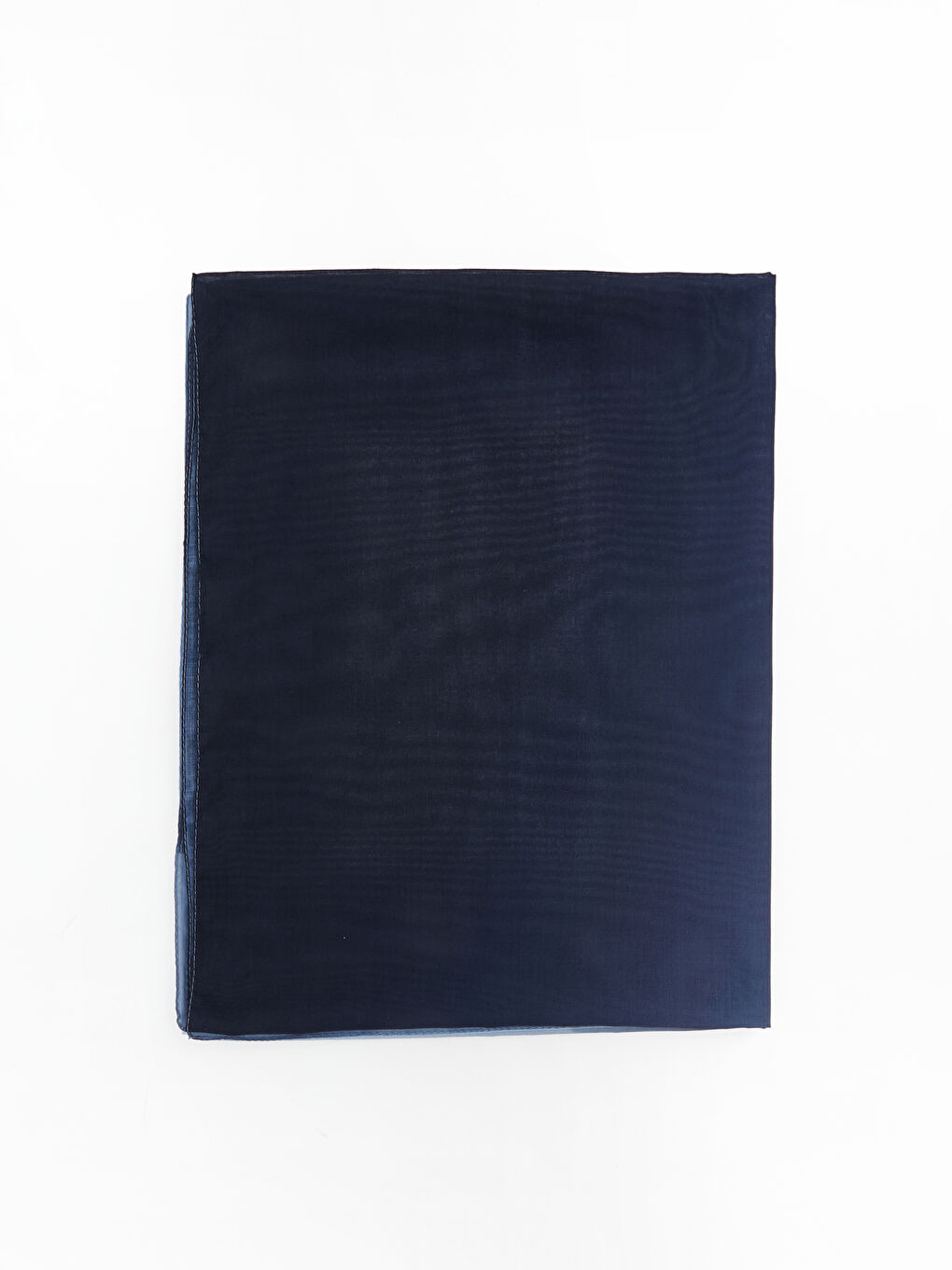 Lacivert Renk Bloklu Kadın Şal-1