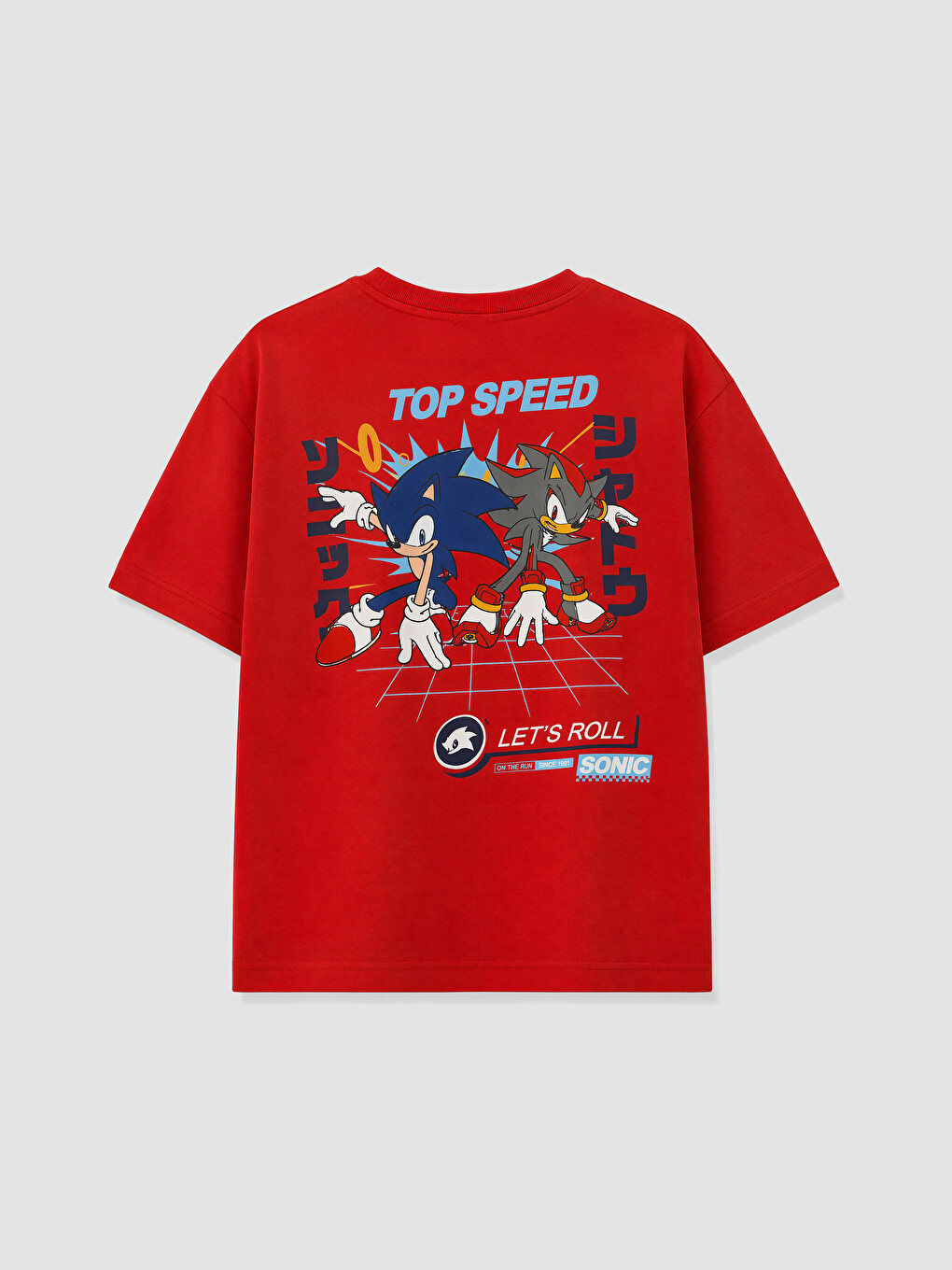 Sonic Printed Boys' T-shirt-1