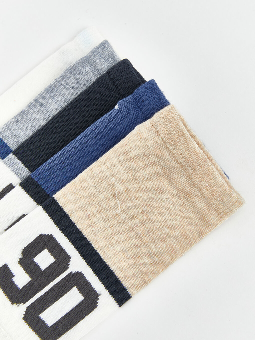 Karışık Desenli Erkek Çocuk Patik Çorap 5'li-6