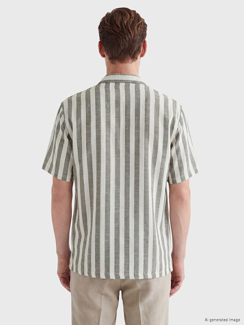 Regular Fit Striped Men's Shirt-3