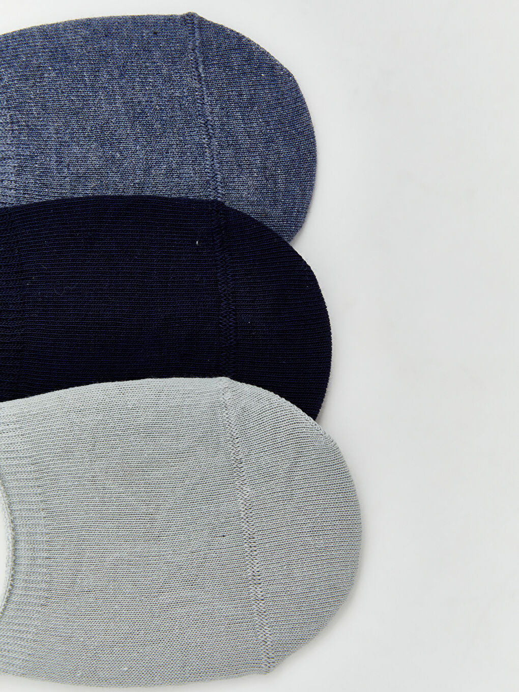 Lacivert  Erkek Babet Çorap 3'lü-1