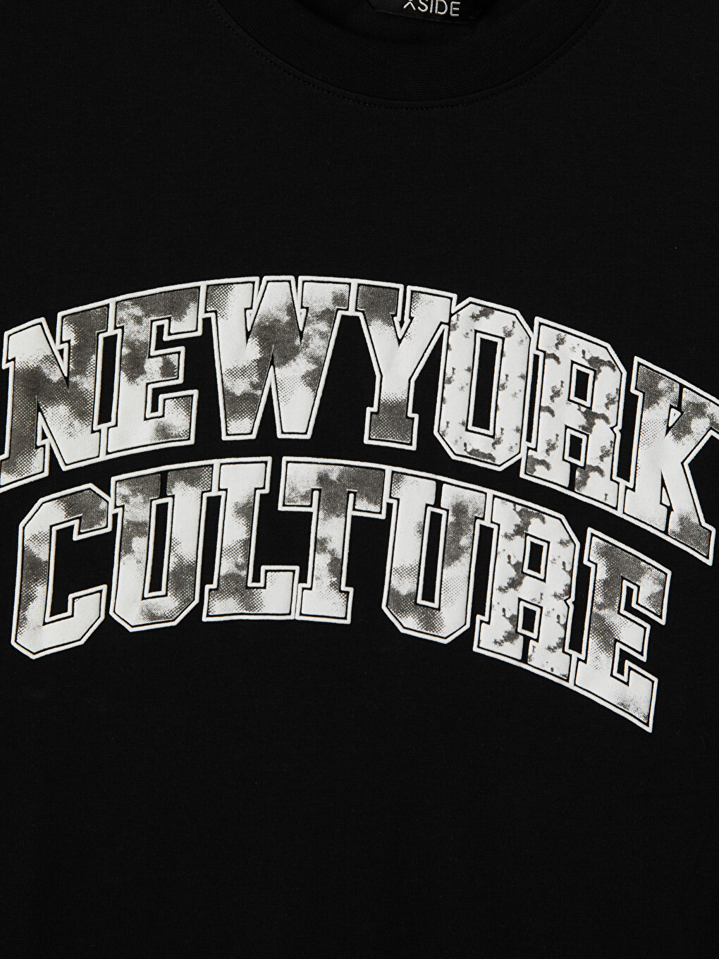 Crew Neck New York Printed Men's T-Shirt-1